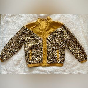 1 Sunset Lane Cheetah Print Windbreaker